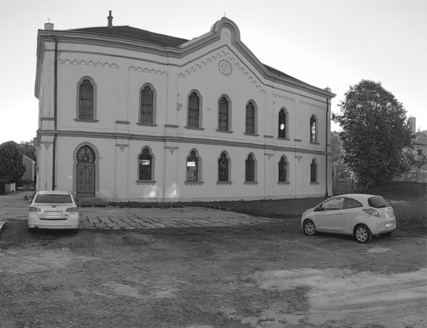 fasáda synagógy